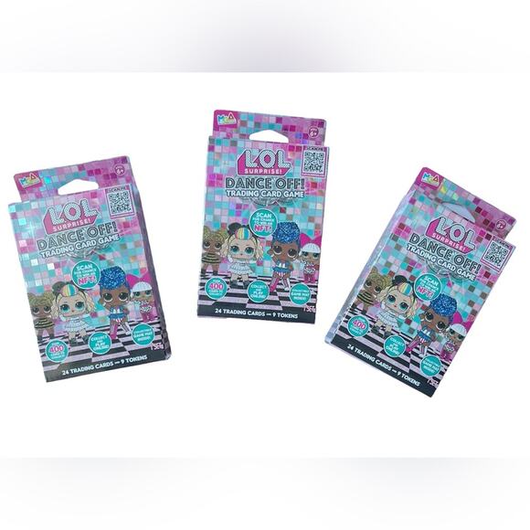 L.O.L Surprise Dance Off Trading Cards Game, Collectable Tokens, Lot of 3 Boxes - Picture 1 of 6